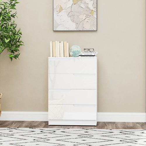 4 Drawer Chest of Drawers, Modern Dresser for Bedroom, Living Room, 60 x 40 x 85 - 第 7/12 張圖片