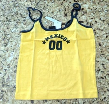 Urban Outfitters Women's Mexico Cami Tank Top Sun Yellow size S