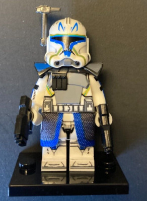 CUSTOM SW BRICKS BUILDING BLOCK FIGURE WORKS w/ LEADING BRAND CLONE COMMANDER E4