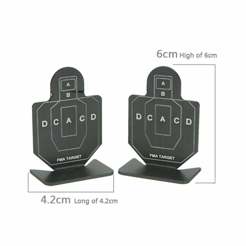 FMA Airsoft Metal Shooting Target Set B Pistol Sniper Range Air Rifle