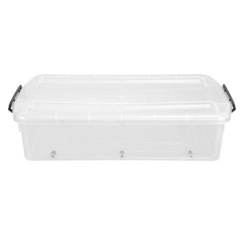 5 x 40L Plastic Storage Box Underbed Crate Organiser Plastic Bin Container Tub - Picture 5 of 7