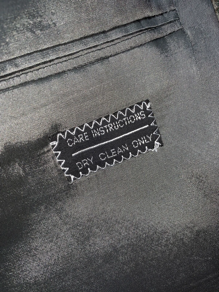 Usado - Chaqueta de traje de lana vintage Mani de un solo pecho para hombre (talla 41L) Foto 4 de 4