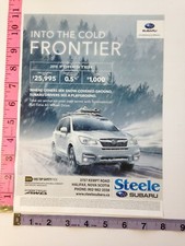 Print Ad - 2018 Subaru Forester photo road winter snow