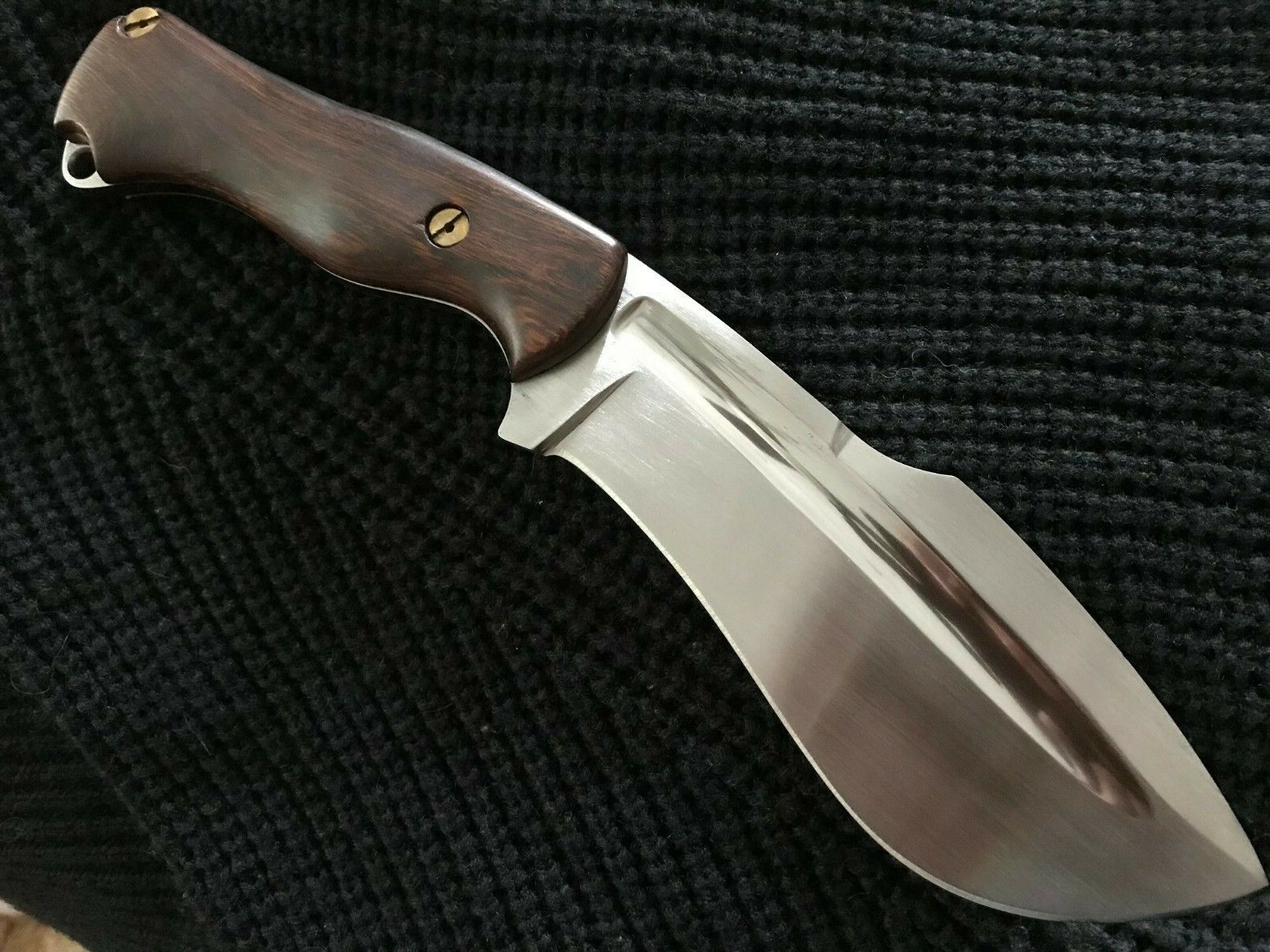 Charles Jones Custom .25” Thick Kukri CPM 3V Hunting Camp Knife Iron Wood NEW