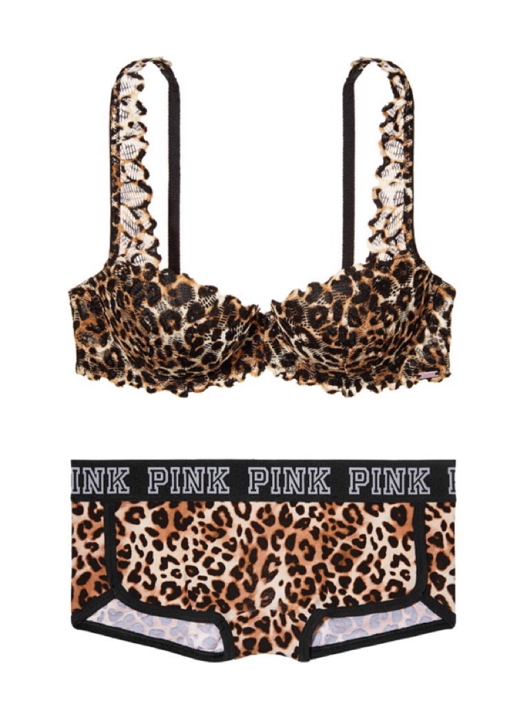 新品Victoria's Secret プッシュアップ 水着セットレオパード柄 ヒョウ柄 Victoria's Secret(ヴィクトリアズシークレット