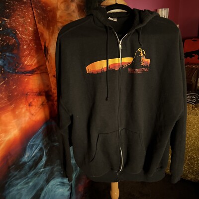 Monolith Festival 2009 Sweatshirt 2X Vintage RARE Red Rocks Final Fest Colorado