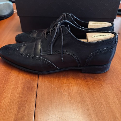 Tom Ford Max Verre Cordovan dunkelbraune elegante Leder-Derby Budapesterschuhe 10 - Bild 5 von 10