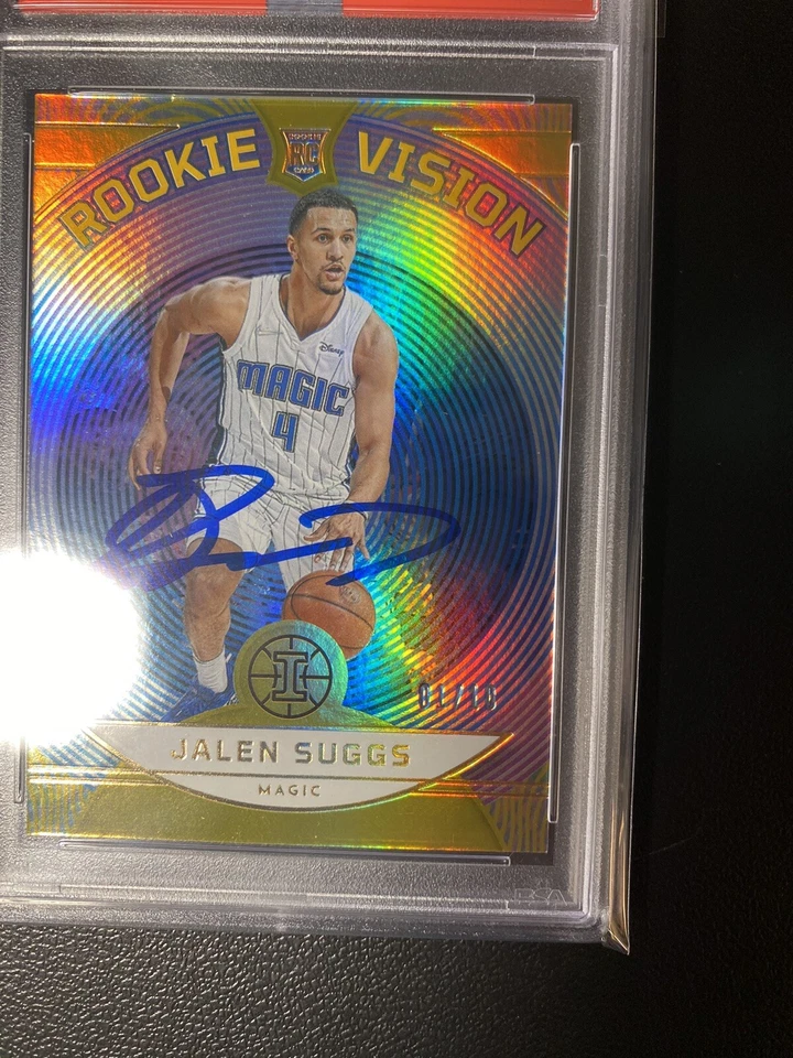 Jalen Suggs Signed Autograph Auto 2021 illusions Rookie Card RC /10 PSA/DNA Rare - Image 3 of 4