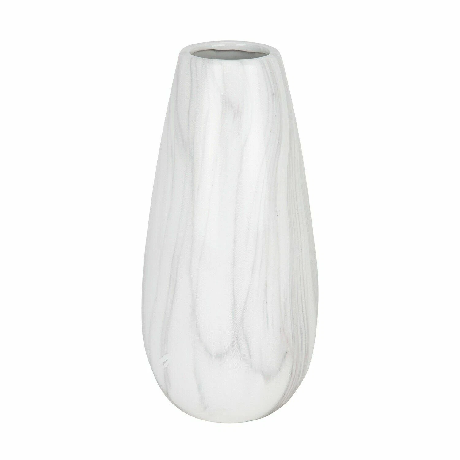Marble Vase White marble effect flower arrangements Vase 30cm White marble Vase