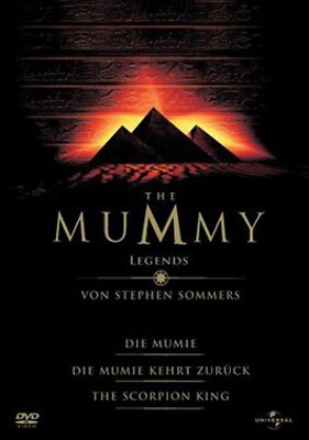 Die Mumie 1 + 2 + The Scorpion King # 3-DVD-Box-NEU