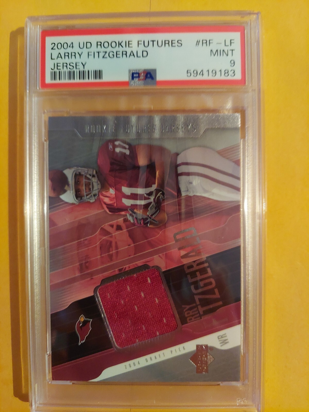 Larry Fitzgerald Upper Deck Rookie Futures Jersey #RFLF Base