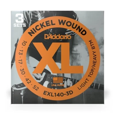 D'Addario EXL140-3D Nickel Wound Guitare Électrique Strings, Light Top / Heavy - Photo 1/4