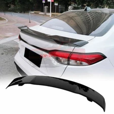 For Toyota 2020-2022 Corolla Glossy Black Rear Door Tail Trunk Spoiler Wing Lip