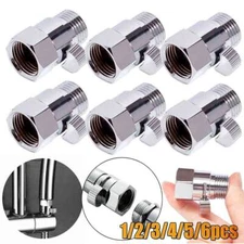 G1/2" Brass Flow Quick Control Shut-OFF Valve Shower Head Water Saver Bathroom