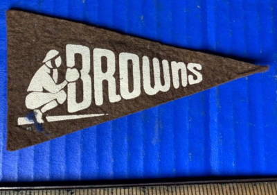 Rare 1936-37 BF3 St. Louis Browns MLB Wool Felt Mini Pennant 4.5x2.5 ...