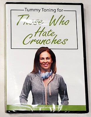 Tummy Toning For Those Who Hate Crutches- DVD - SEALED - FAST SHIPPING