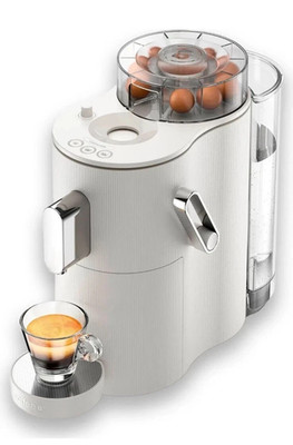 CoffeeB Globe Kaffeemaschine Kapselmaschine Schwarz Weiß NEU OVP