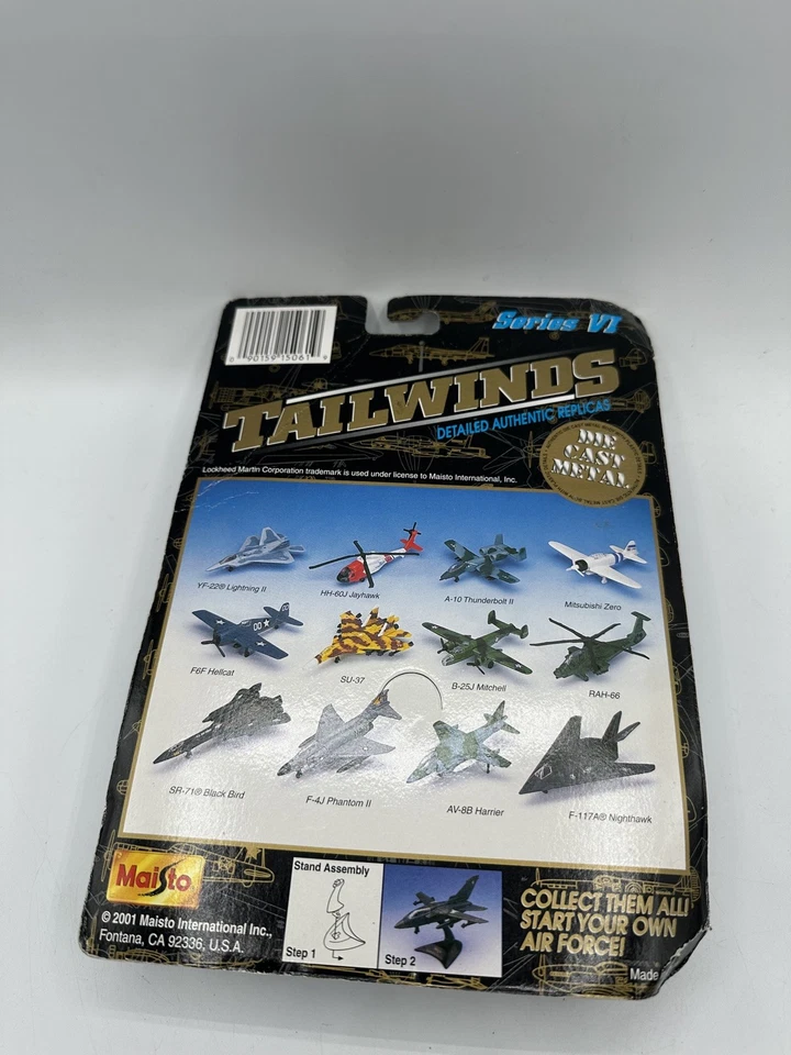 Maisto Tailwinds F-117A NIGHTHAWK With Stand Vintage 1999 - Image 2 of 3