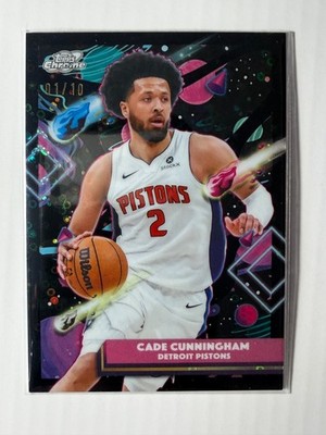 2025-26 Topps Cosmic Chrome #137 Cade Cunningham BLACK ECLIPSE /10 Pistons