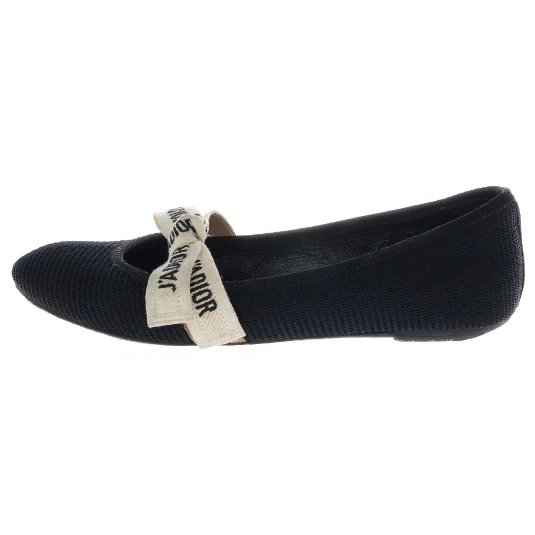 Escarpins plats Dior Christian logo nœud noir femme occasion 74338c170e