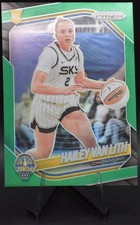 2025 Panini Prizm WNBA Hailey Van Lith (RC) #2 Green Prizm & BASE CARD-SKY
