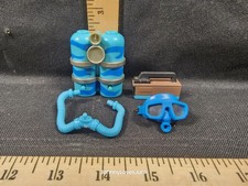 GI Joe 12in Toy Scuba Tank Pack Accessory Lot Mask ReBreather Detector