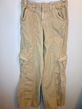 BDG Urban Outfitters Y2K Corduroy Cargo Pants Tan Low Rise XS