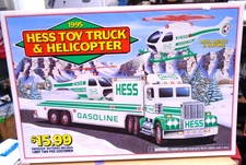 1995 Hess TRUCK COUNTER TOP DISPLAY SIGN