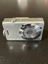  PARTS OR REPAIR Sony Cyber-shot DSC-W50 6.0 MP Digital Camera Silver