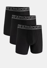 Under Armour Men's UA Essential Tech Mesh 6" Boxerjock 3 Pack Large Retails 42