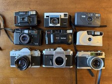 Vintage Camera Lot - Petri, Canon, Kodak, Yashica Etc..