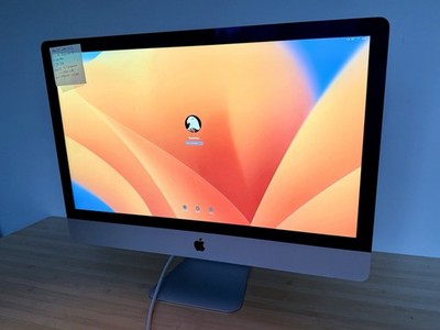 2013 Apple 27'' iMac A1419 | 3.2GHz Intel Quad Core i5 12GB RAM 1TB SSD Ventura