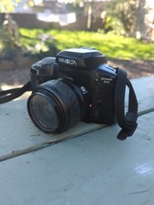 Fully working Minolta Dynax 5xi 35mm film camera with Minolta AF zoom lens.