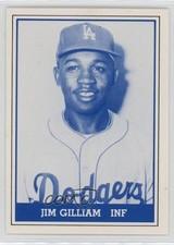 1980 TCMA 1959 Los Angeles Dodgers World Champions Blue Jim Gilliam 0q3