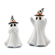 SHOCK PRICE MacKenzie-Childs Courtly Illuminated Ghosts Set 2 No Import Fees