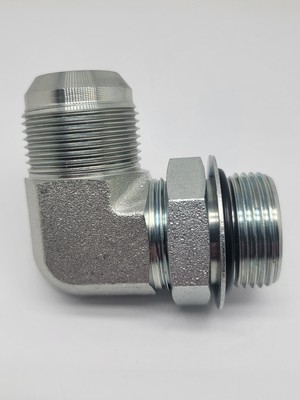 Raccordo Idraulico AF C5515-04-08: Gomito 90&deg; JIC 1/4 Maschio X O-Ring Boss 1/2 Maschio