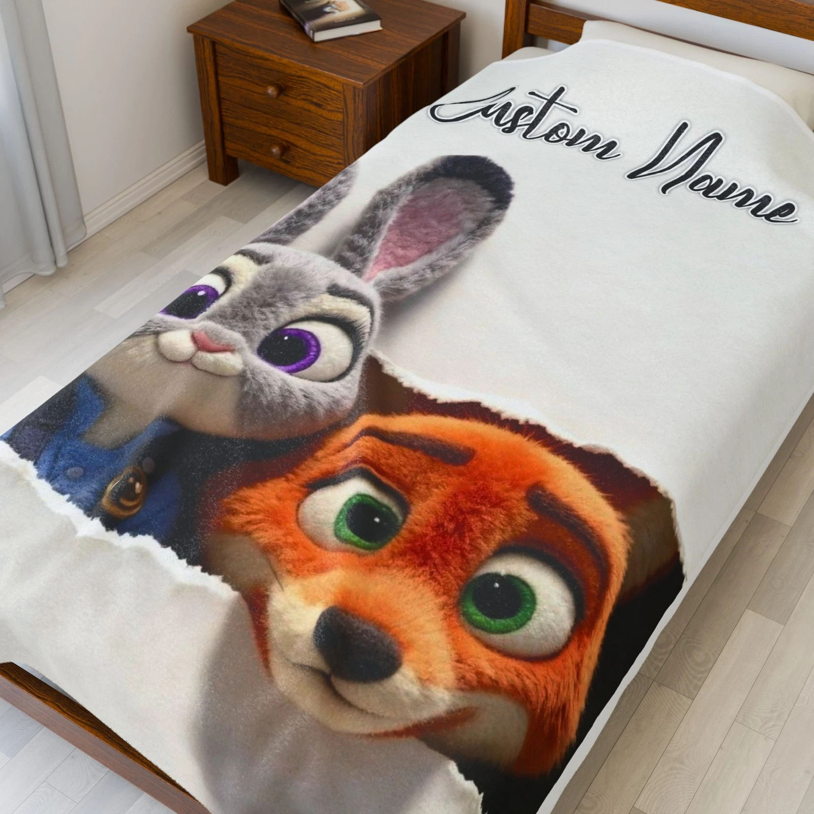 Personalized Disney Zootopia Valentine Together, Gift For Friends, Couple V23