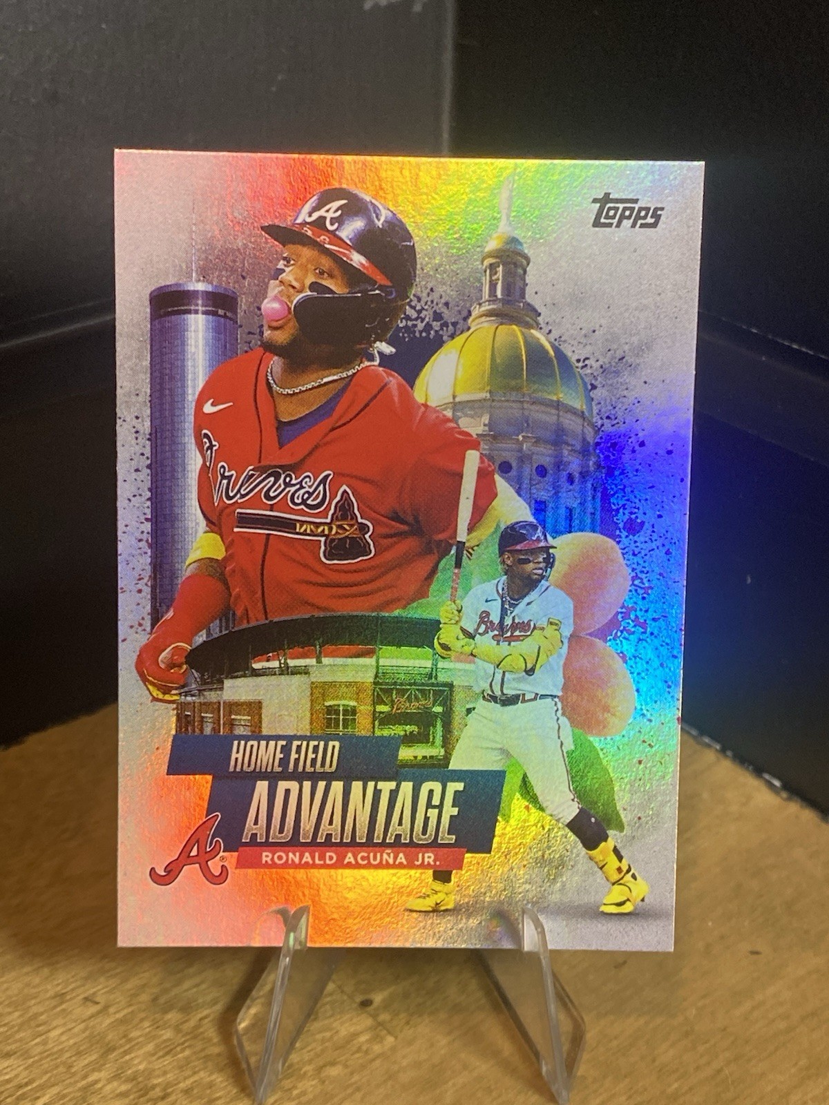 Ronald Acuna Jr. 2025 Topps Series 1 Home Field Advantage #HA-2 SP