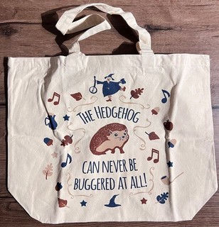 Nanny Ogg The Hedgehog Song Tote Bag. Terry Pratchett Discworld.