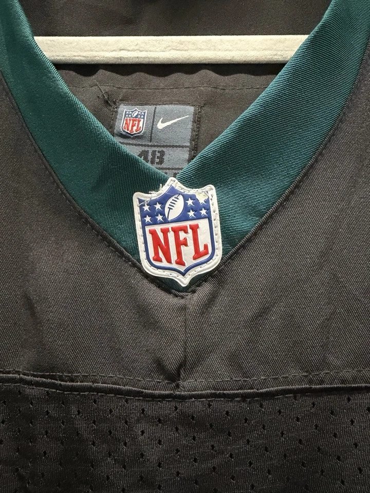 Camiseta Nike NFL Eagles DeSean Jackson #10 cosida en el campo negra adulto 48 Foto 4 de 4