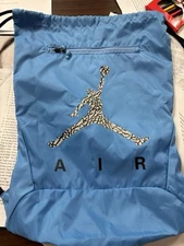Nike Air Jordan Jumpman Drawstring Backpack BLUE Michael Jordan New gym bag