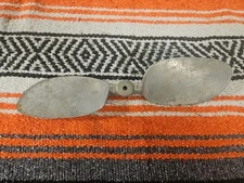 Vintage Cast Alluminum 12" Prop Propeller Aircraft