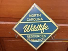 National Park Service Vintage Sign Antique Hunting Fishing North Carolina State