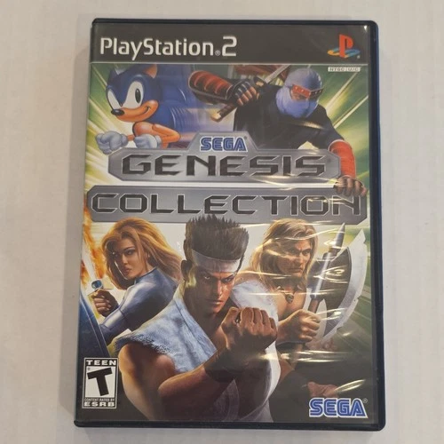 SEGA Sega Genesis Collection PS2 Game, Teen, Compilation, Manual Included, 2006