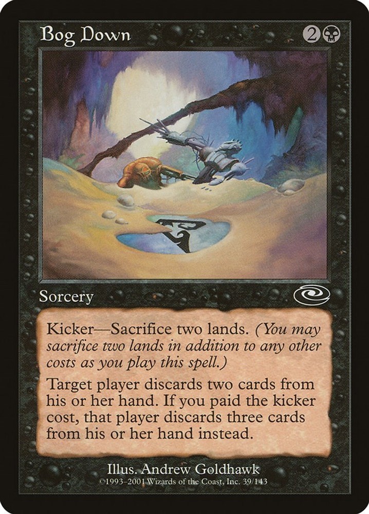 Bog Down [PLS - 39] Common NM Planeshift MTG
