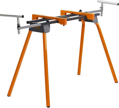 Universal Miter Saw Stand with Quick Release Tool Mounting System- Portable Mite