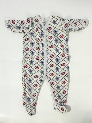 Roller Rabbit Ghostbusters One-Piece Footed Sleeper 3-6 M Baby Outfit EUC
