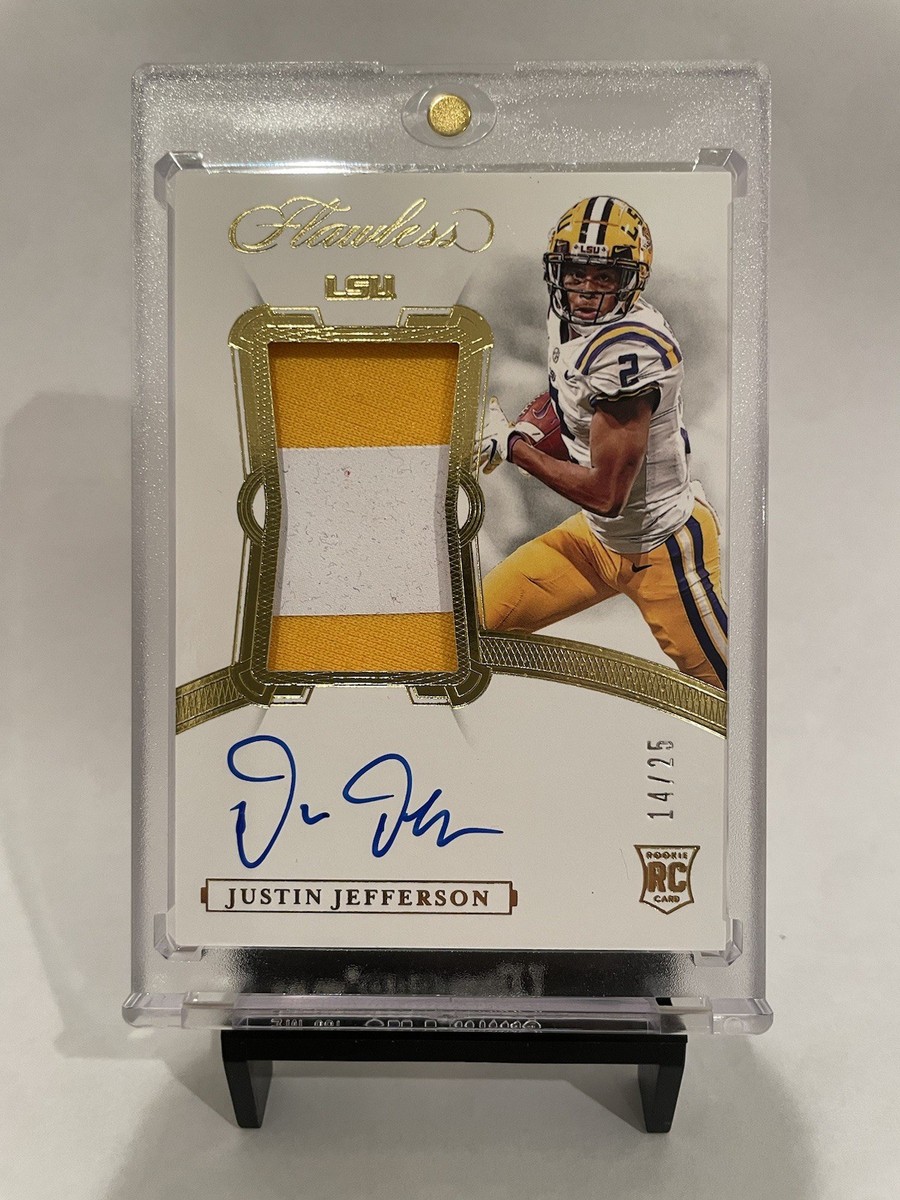 Justin Jefferson Flawless Collegiate RPA /25 Vikings #107 📈🔥 | eBay