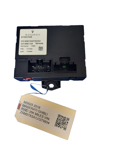 Tailgate Liftgate Trunk Control Module 2018 Maserati Ghibli 670037049 ...