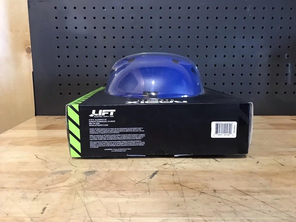 Casco de seguridad Lift Safety Radix ventilado azul tipo 2 Foto 3 de 4